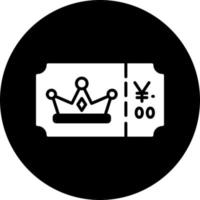 Vip Ticket Vector Icon