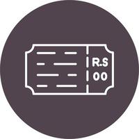 Ticket Vector Icon