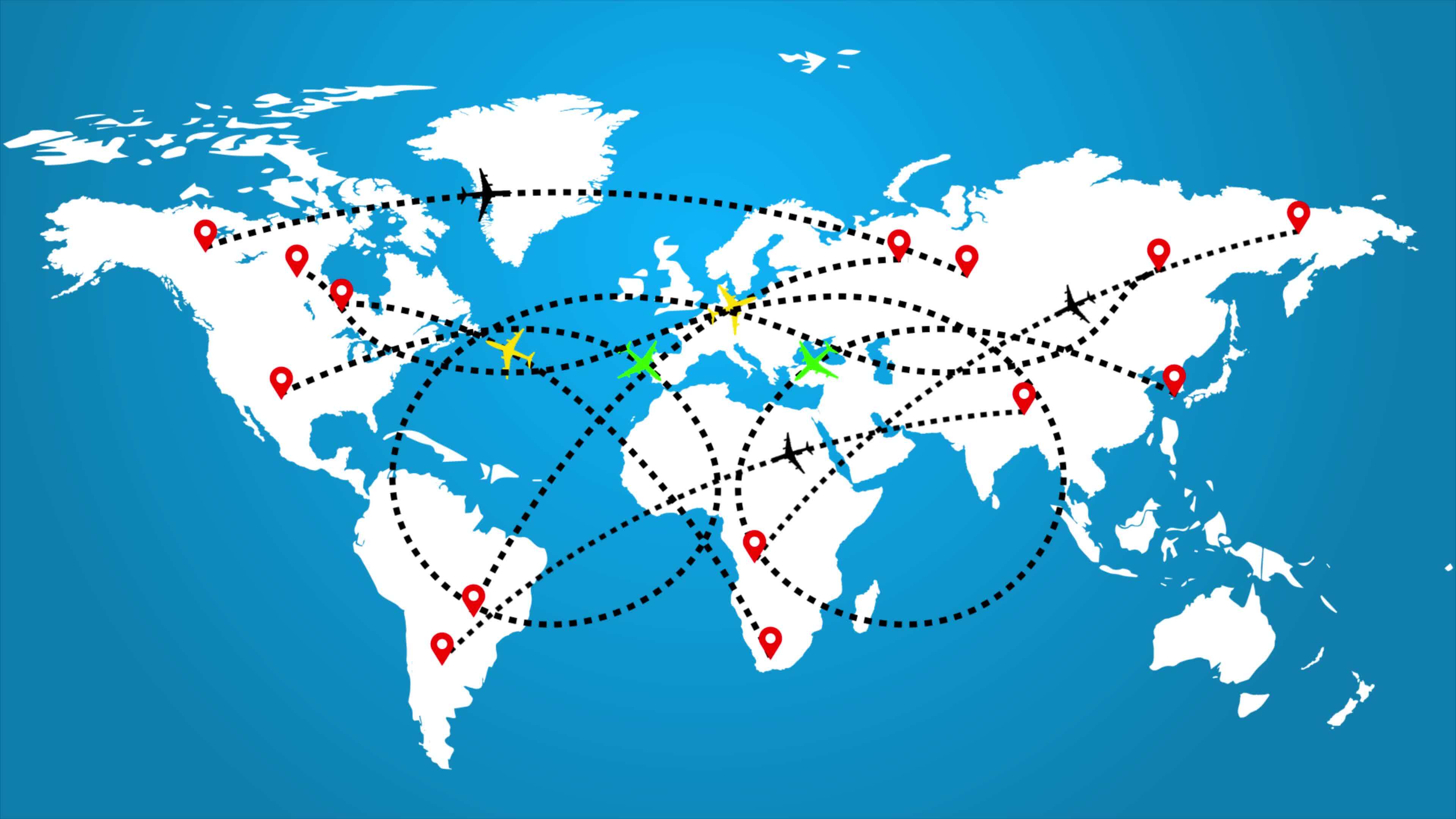 World Map And Plane Animation. Plane Flying On Line World Map, Global Connection Of Airplane Industry. Air Plane Flying On Routes Destination Location. Air Plane Travel Background Concept. 20606747 Stock Video at World Map And Plane Animation. Plane Flying On Line World Map, Global Connection Of Airplane Industry. Air Plane Flying On Routes Destination Location. Air Plane Travel Background Concept. 20606747 Stock Video at