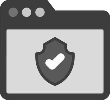 icono de vector de seguridad