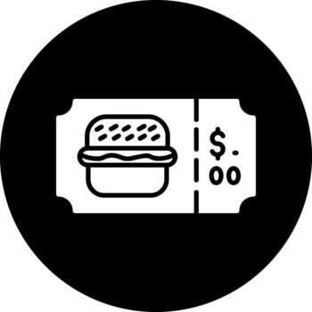 barcaza boleto vector icono