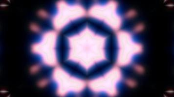 Kaleidoscope electric shining background animation video