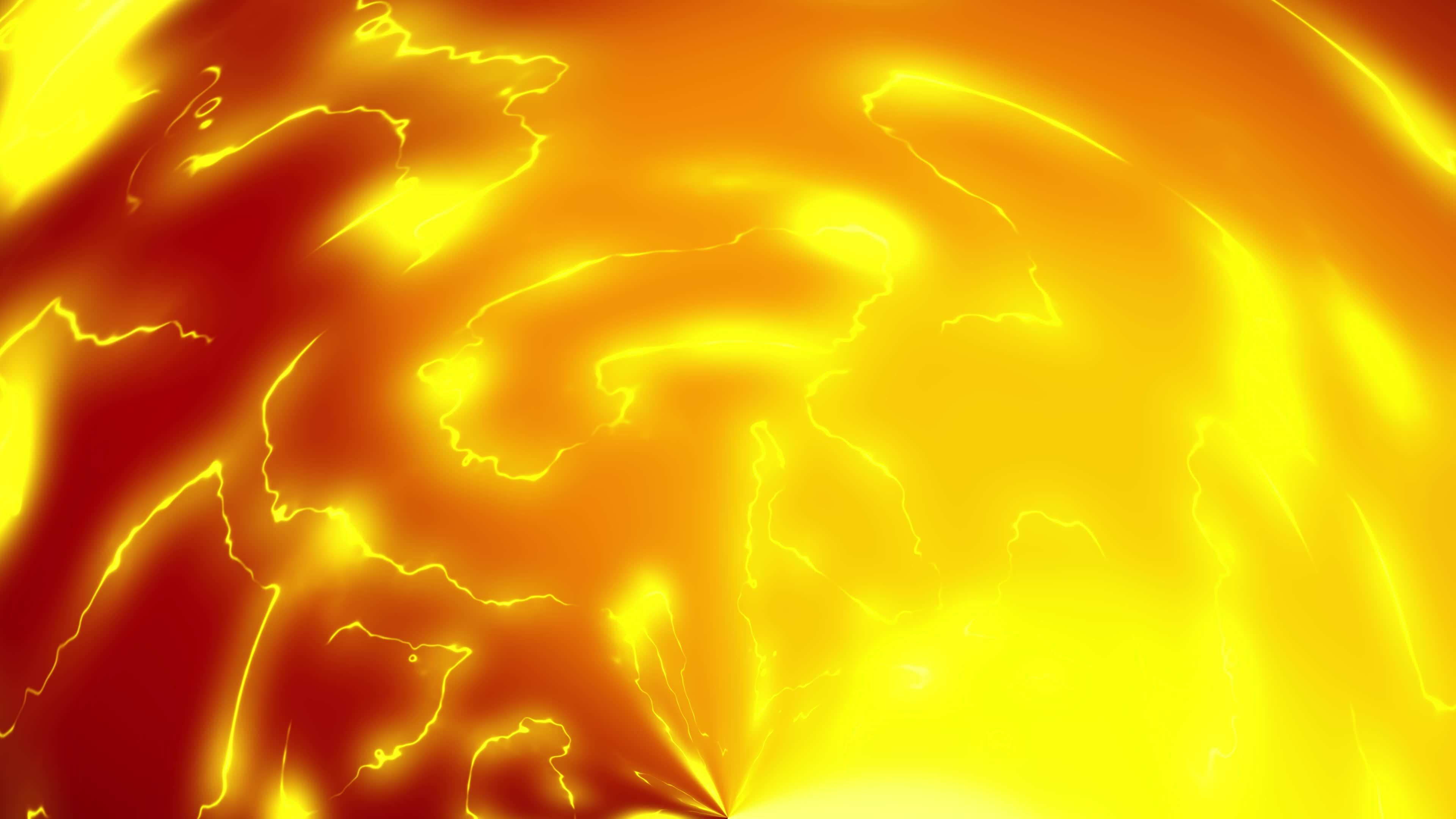 Fire flame with electric background animation 20607121 Stock Video at