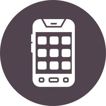 icono de vector de aplicación móvil