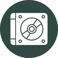 Compact Disk Vector Icon