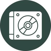 Compact Disk Vector Icon