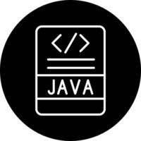 icono de vector de java