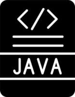 icono de vector de java