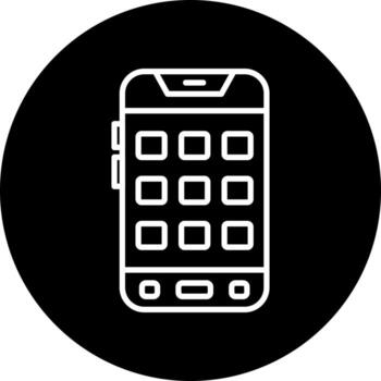 icono de vector de aplicación móvil