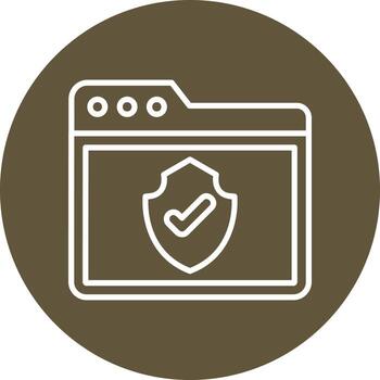 icono de vector de seguridad