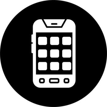 icono de vector de aplicación móvil