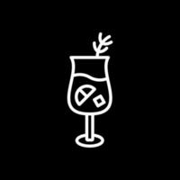 Gin Tonic Vector Icon Design