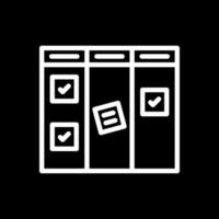 Kanban Vector Icon Design