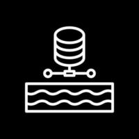 diseño de icono de vector de lago de datos