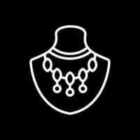 diseño de icono de vector de collar