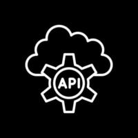 diseño de icono de vector de API