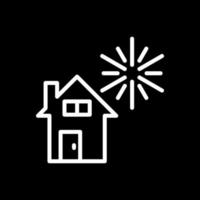 Home Fireworks Vector Icon Design