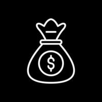 Money Bag Vector Icon Design