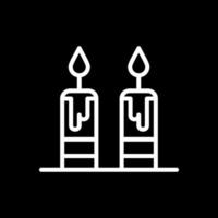 diseño de icono de vector de velas