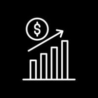 Revenue Increase Vector Icon Design