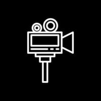 diseño de icono de vector de cámara de video