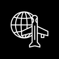 Worldwide Shipping Air Vector Icon Design