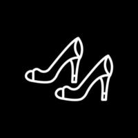 diseño de icono de vector de tacones altos