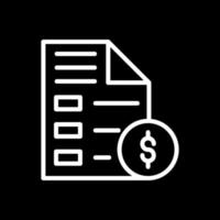 Invoice Vector Icon Design