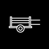 Wood Cart Vector Icon Design