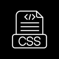 diseño de icono de vector de archivo css