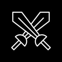 Swords Vector Icon Design