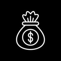 Money Bag Vector Icon Design