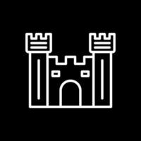 diseño de icono de vector de puerta de castillo