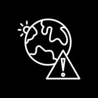 Earth Danger Vector Icon Design