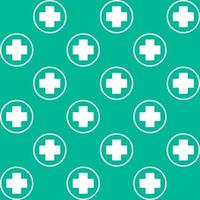 Seamless pattern of Pharmacy background. Rubber stamp style vector