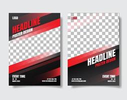 Business Flyer Poster Design Set. Layout Template, Abstract Background, invitation Card, presentation, leaflet, Booklet, annual Report, cover brochure, exhibition display,banner vector