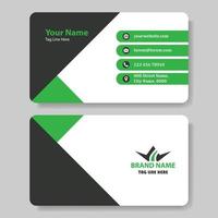 Modern and clean business card template. vector