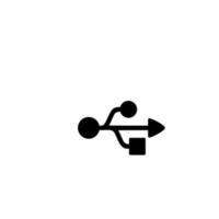 USB logo o ilustración en vector