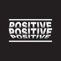 positive vibes typography t shirt design vector