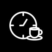 diseño de icono de vector de pausa para el café