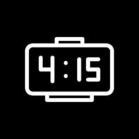 diseño de icono de vector de reloj digital