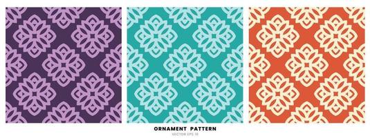 A Collection of Colors, Patterns, Abstract Ornaments, Lines, and Shapes, with Color Variations, Can be used for Background Design Templates to T-shirt Patterns. vector