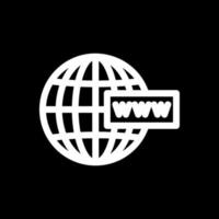 diseño de icono de vector de www