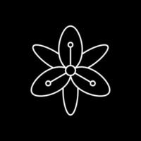 Tiger Lily Vector Icon Design