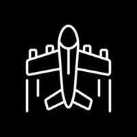 diseño de icono de vector de avión