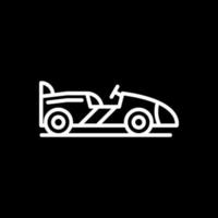 diseño de icono de vector de coche de carreras