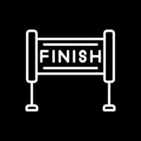 Finish Line Vector Icon Design