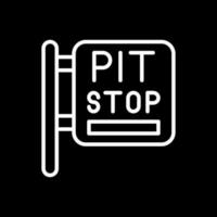 Pit Stop Vector Icon Design