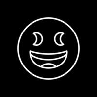 Grinning Squinting Face Vector Icon Design