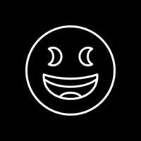 Grinning Squinting Face Vector Icon Design